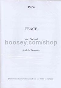 Peace - Euphonium and Piano (treble/bass clef)