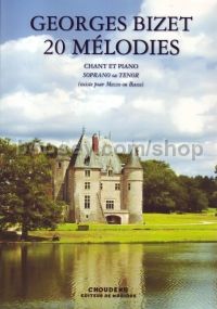 Melodies (20) vol.1 mezzo/bar voice & piano
