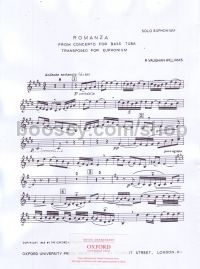 Romanza from Concerto for Tuba (Euphonium part)