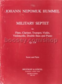 Military Septet Op. 114 (Score & Parts) piano/ww