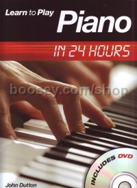 Learn To Play Piano In 24 Hours Bk/DVD