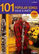 101 Popular Songs Solos & Duets clarinet (Book & CDs)