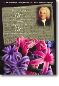 MMOCD3021 JCFR Bach & JS Bach Concerto In F (Music Minus One with CD Play-along)