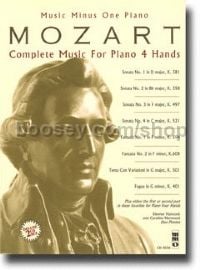 MMOCD3036 Complete Music For Piano 4 Hands (Music Minus One with CD Play-along)