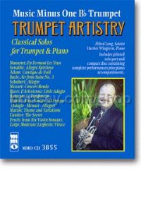 MMOCD3855 Trumpet Artistry Classical Solos For Tru (Music Minus One with CD Play-along)
