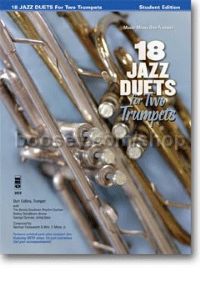 MMOCD3859 Trumpet Duets In Jazz - 18 Duets (burt C (Music Minus One with CD Play-along)