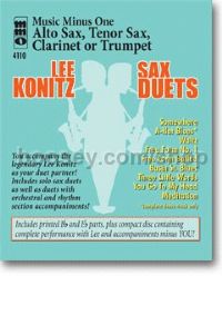MMOCD4110-asax Sax Duets (Music Minus One with CD Play-along)