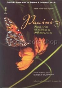 MMOCDg4094 Puccini Arias For Soprano With Orchestr (Music Minus One with CD Play-along)