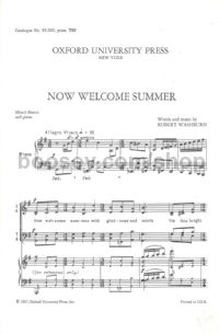 Now Welcome Summer SATB