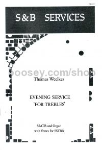 Evening Service For Trebles sSATB & organ