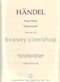 Water Music, HWV 348-350 (Violin II Part)