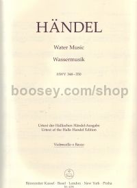 Water Music, HWV 348-350 (Violoncello/Double Bass Part)