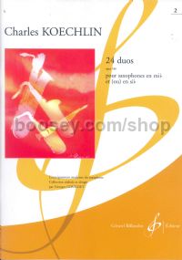 Duos (24) Op. 186 vol.2 saxophone