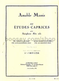 Etudes-Caprices (6) saxophone