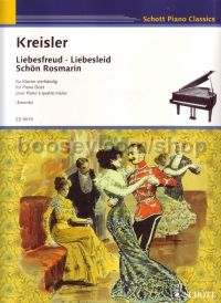 Liebesfreud / Liebesleid / Schön Rosmarin (arranged for piano duet)