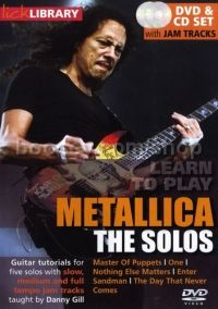 Learn To Play the solos of Metallica Lick Library DVD