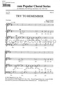 Try To Remember SATB