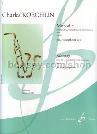 Monodie for alto saxophone