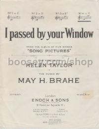 I Passed By Your Window brahe F Major