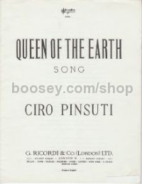 Queen of the Earth (Voice & Piano)