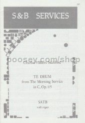 Te Deum (the Morning Service) Stanford SATB