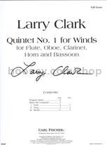 Quintet No1 For Winds fl/ob/cl/hn/bsn Full