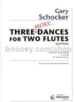 Three More Dances For Two flutes & piano