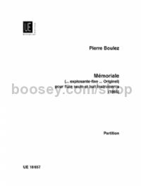 Mémoriale (Flute & Mixed Ensemble) (Study Score)
