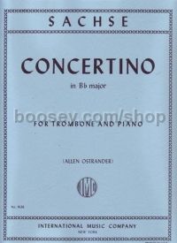 Trombone Concertino in Bb (trombone and piano) (bass clef)