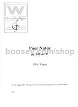 Puer Natus Op 143 No.11 (SSA & organ)