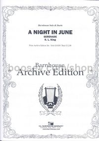 Night In June, for flute solo with piano accompaniment