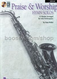 Praise & Worship Hymn Solos Alto Sax Bk/CD