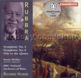 Symphonies 5 & 8 - Ode To The Queen (Chandos Audio CD)