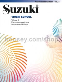 Suzuki Violin School, Vol. 3 (Revised edition) - Piano Accompaniment