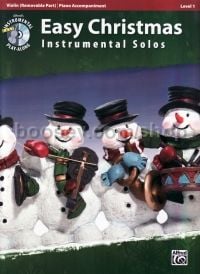 Easy Christmas Instrumental Solos Violin Bk/CD