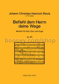 Unto the Lord thy Ways op. 85 (choral score)