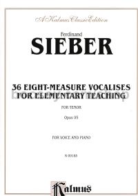 36 Eight Measure Vocalises Op. 95 tenor