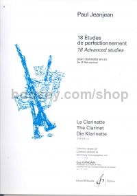 Etudes (18) De Perfectionnement Clarinet