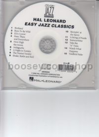 Easy Jazz Classics CD Hal Leonard Jazz Folio