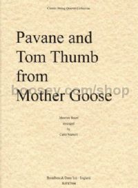 Pavane & Tom Thumb (from "Mother Goose") (string quartet score)