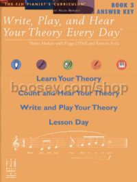 Write Play & Hear Your Theory Every Day 3 (answers)