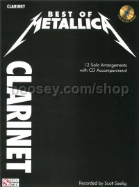 Best Of: Metallica (clarinet) (Book & CD)