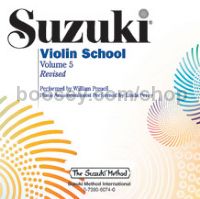 Suzuki Violin School Vol.5 (revised CD features new recordings by Bill Preucil, Jr)