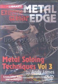 Metal Edge - Metal Soloing Techniques Vol. 3 (Lick Library) DVD