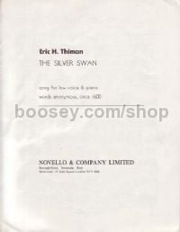 The Silver Swan (Voice & Piano)