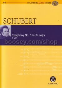 Symphony No.5 in Bb Major, D485 (Orchestra) (Study Score & CD)