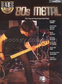 Bass Play-Along vol.16: 80s Metal (Bk & CD)