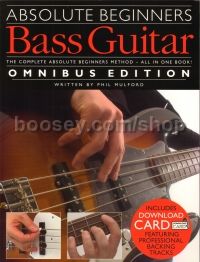 Absolute Beginners Bass Guitar Omnibus (Bk & CD)