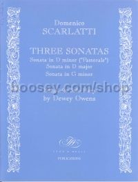 Three Sonatas for harp