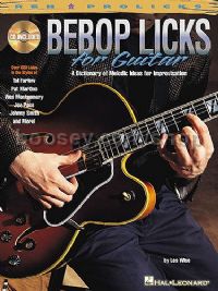 Bebop Licks For Guitar wise pro Licks (Bk & CD)